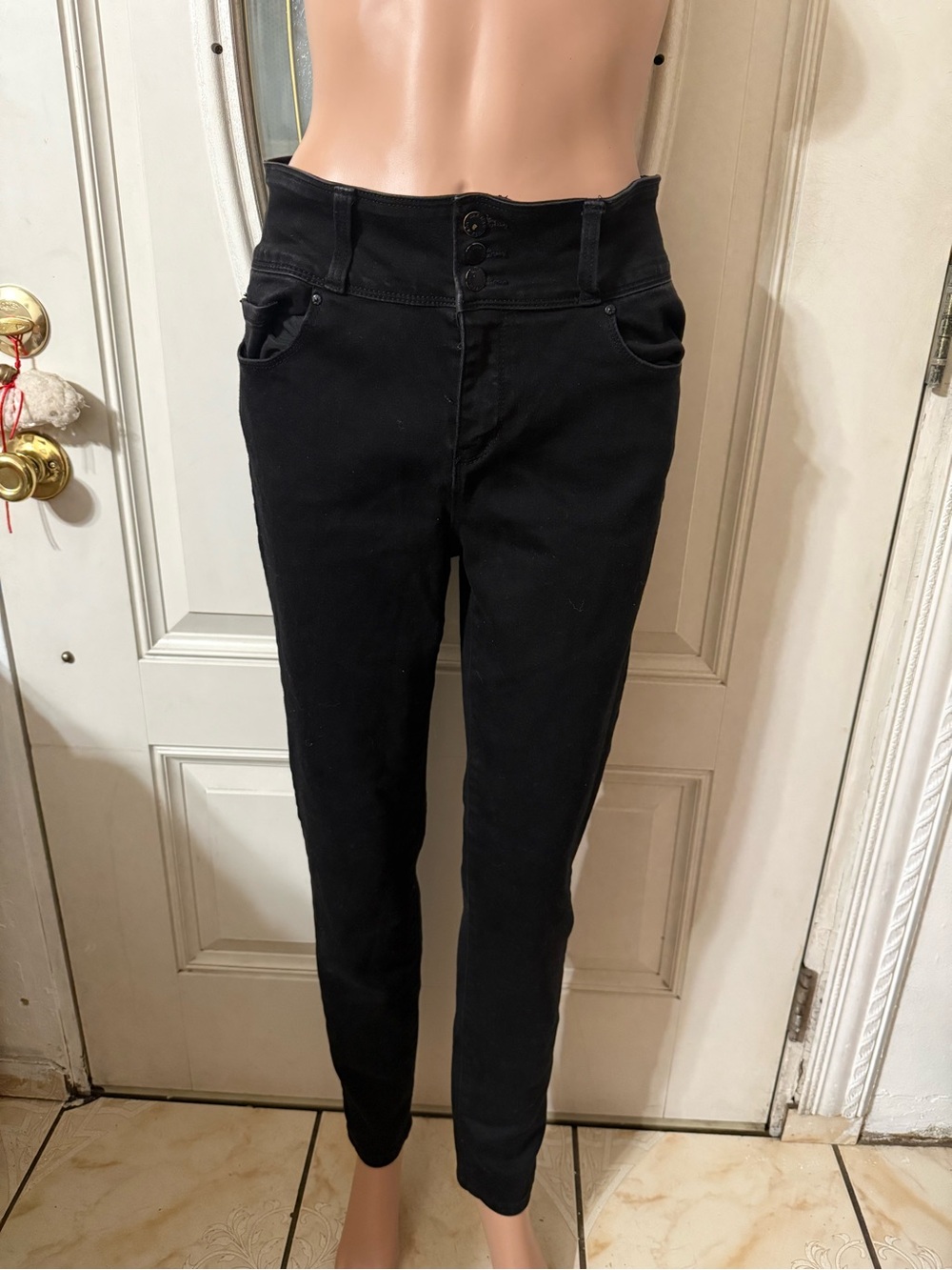 Women’s Wax Jean Black High-Rise Slim Skinny Jeans size 11/30
